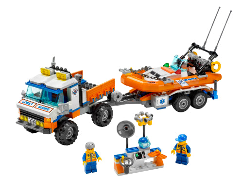 7726 Coast Guard Truck with Speed Boat (Retired) LEGO City