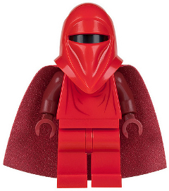 Imperial Royal Guard - Dark Red Arms and Hands, Starched Fabric Cape (sw0521)