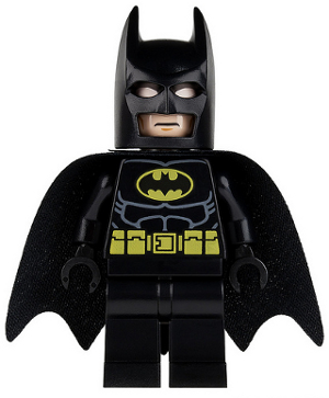 Batman - Black Suit with Yellow Belt and Crest (sh0016)