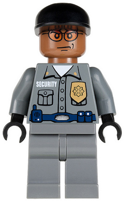 Arkham Asylum Guard - Light Brown Head, Black Cap (bat019)