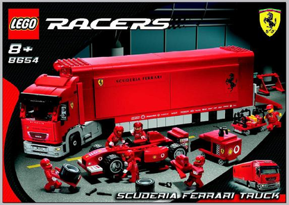 8654 Scuderia Ferrari Truck (Certified) LEGO Racers