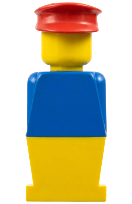 LEGOLAND - Blue Torso, Yellow Legs, Red Hat (old023)