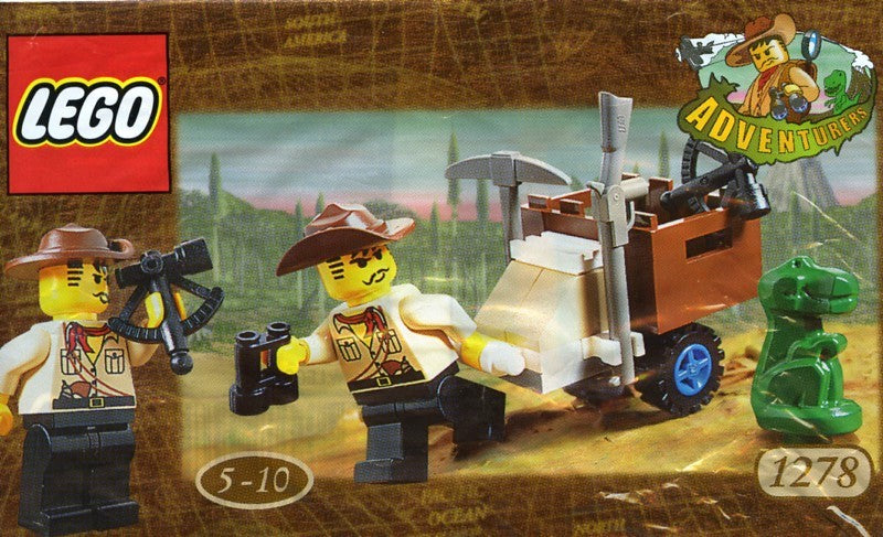 1278 Johnny Thunder & Baby T (Used) LEGO Adventurers