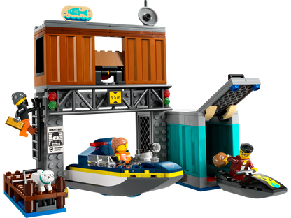 60417 Police Speedboat and Crooks' Hideout (Retired) LEGO City