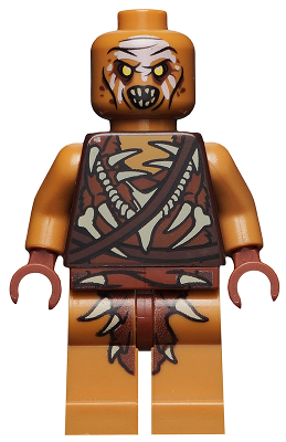Gundabad Orc - Bald, White Forehead Paint (lor110)