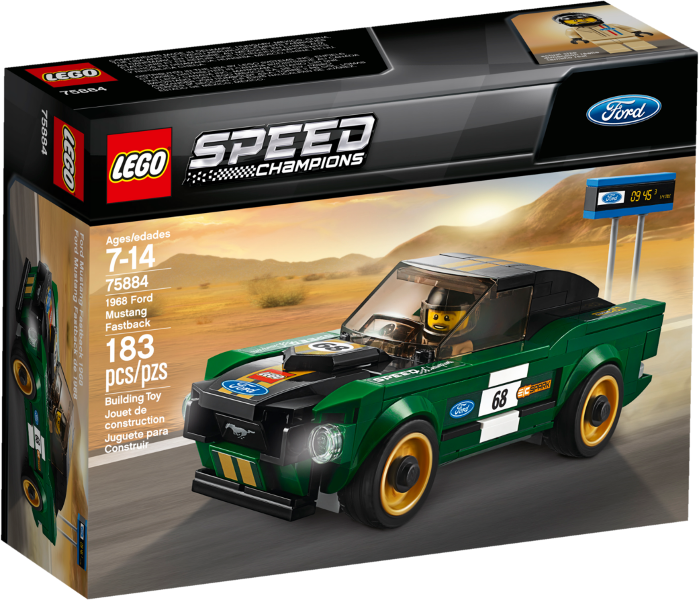 75884 1968 Ford Mustang Fastback (Retired) LEGO Speed Champions