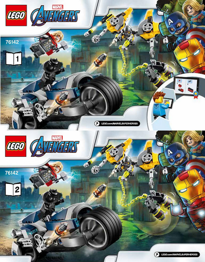 76142 Avengers Speeder Bike Attack (Certified) LEGO Super Heroes