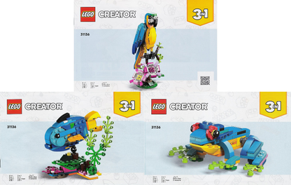 31136 Exotic Parrot (Used) LEGO Creator