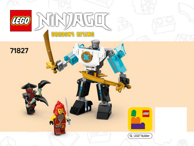 71827 Zane's Battle Suit Mech (Used) LEGO Ninjago