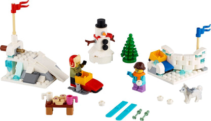 40424 Winter Snowball Fight (Used) LEGO Seasonal