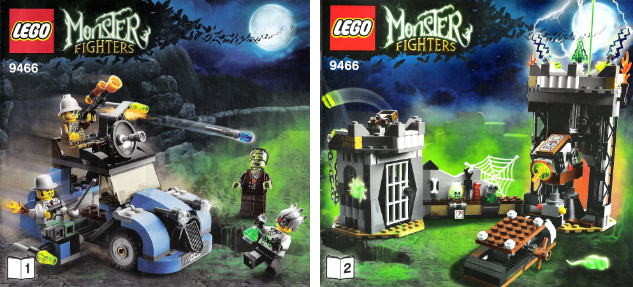 9466 The Crazy Scientist & His Monster (Used) LEGO Monster Fighters