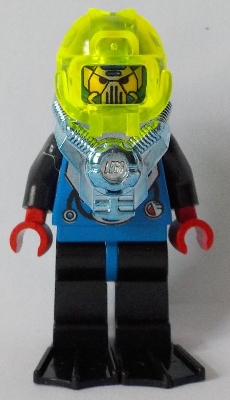 Captain Hank Hydro - Black Flippers (aqu031)