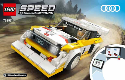 76897 1985 Audi Sport Quattro S1 (Certified) LEGO Speed Champions