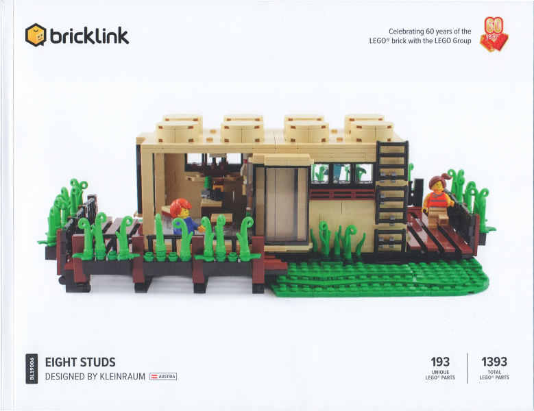 BL19006 Eight Studs (Certified) LEGO Bricklink