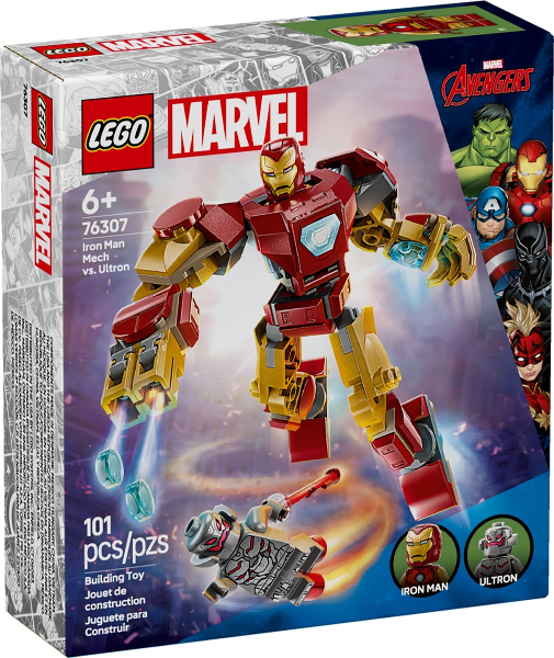 76307 Iron Man Mech vs. Ultron (Retired) LEGO Super Heroes