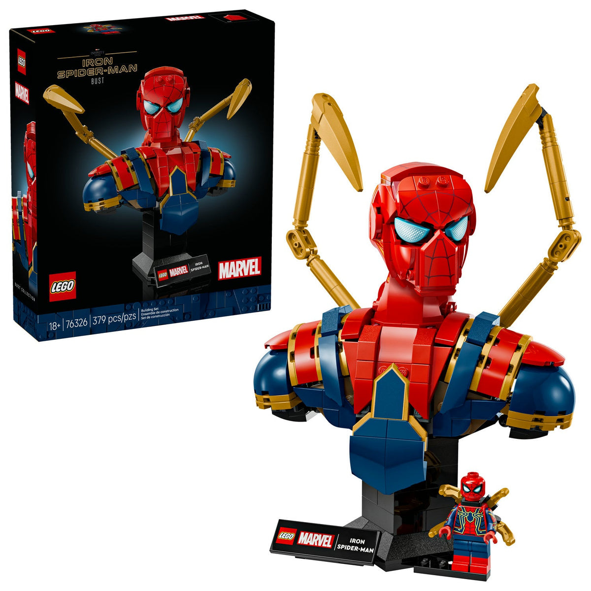 76326 Iron Spider-Man Bust (Retired) LEGO Super Heroes