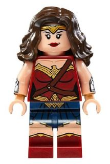 Wonder Woman - Dark Red Torso, Dark Blue Skirt (sh0221)