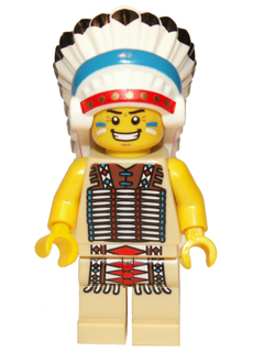 Tribal Chief, Series 3 (Minifigure Only) (col034)