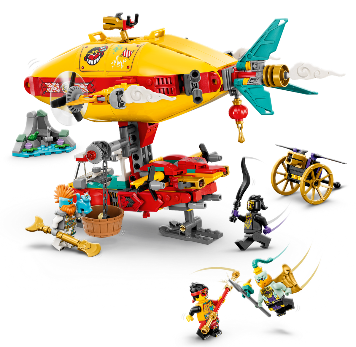 80046 Monkie Kid's Cloud Airship (Certified) LEGO Monkie Kid