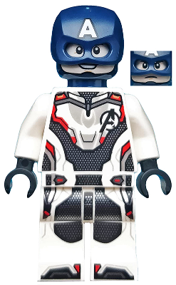 Captain America - White Jumpsuit, Helmet (sh0560)