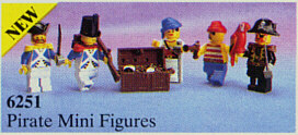 6251 Pirate Mini Figures (Certified) LEGO Pirates