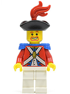 Imperial Soldier II - Officer with Red Plume, Brown Beard (pi089)