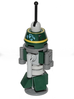Astromech Droid, R1-G4, Decorated Truncated Cone (sw0589)