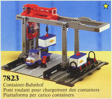 7823 Container Crane Depot (Used) LEGO Trains