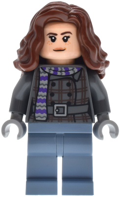Hermione Granger - Dark Bluish Gray Jacket with Scarf (hp588)