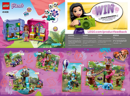 41436 Olivia's Jungle Play Cube (Certified) LEGO Friends