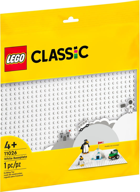 11026 White Baseplate (Retired) LEGO Classic