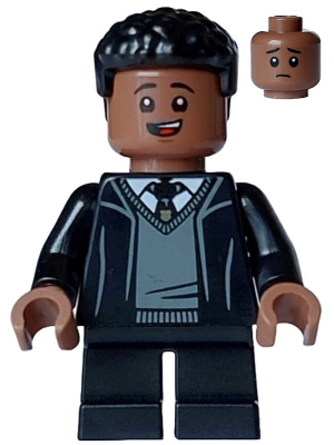 Dean Thomas - Hogwarts Robe, Black Tie (hp471)