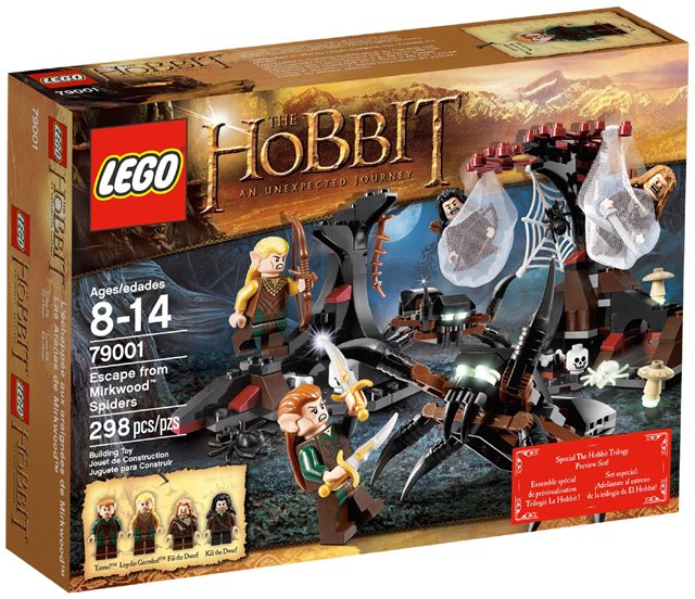 79001 Escape from Mirkwood Spiders (Retired) LEGO The Hobbit