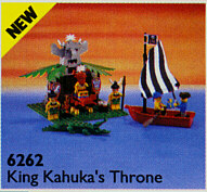 6262 King Kahuka's Throne (Used) LEGO Pirates
