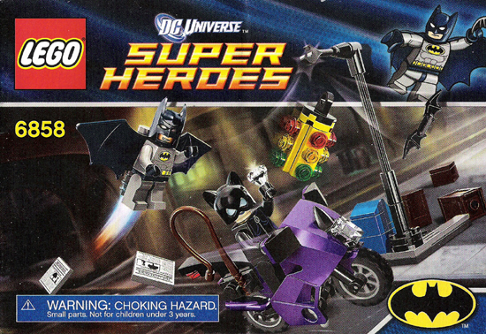 6858 Catwoman Catcycle City Chase (Used) LEGO Super Heroes