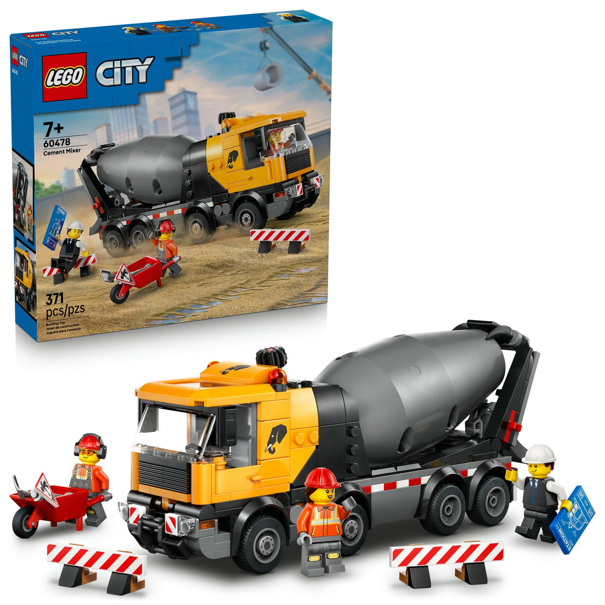60478 Cement Mixer (Retired) LEGO City