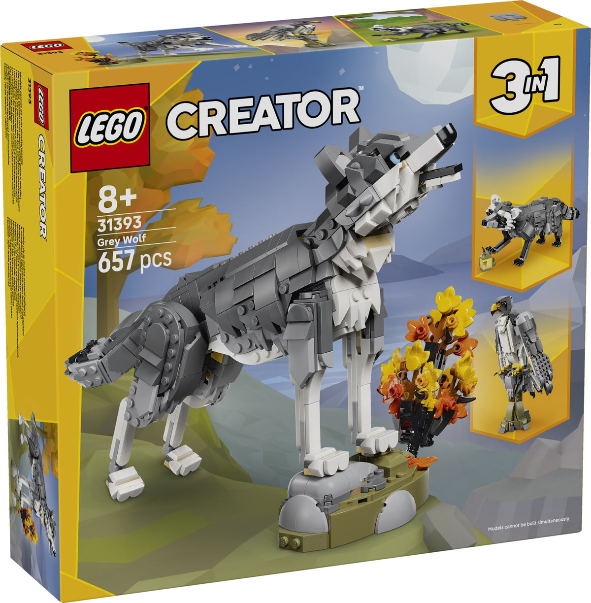 31393 Forest Animals: Gray Wolf