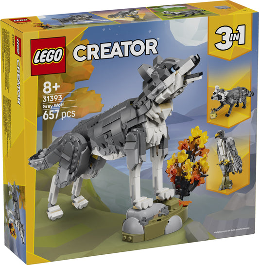 31393 Forest Animals: Gray Wolf