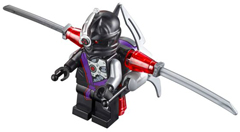 Nindroid Warrior with Twin Blade Jet Pack (njo0100)