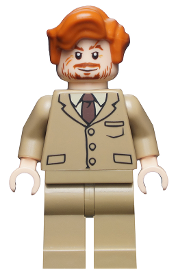 Professor Remus Lupin - Dark Tan Suit (hp130)