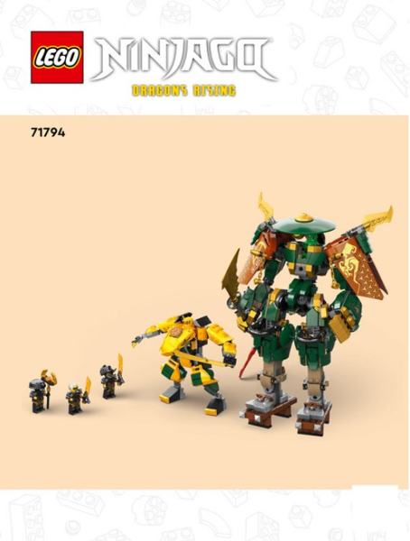 71794 Lloyd and Arin's Ninja Team Mechs (Used) LEGO Ninjago
