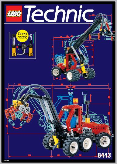 8443 Pneumatic Log Loader (Used) LEGO TECHNIC