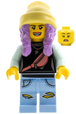 Parker L. Jackson - Black Top with Beanie (Open Mouth Smile / Scared) (hs003)