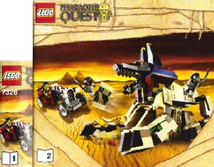 7326 Rise of the Sphinx (Certified) LEGO Pharaohs Quest