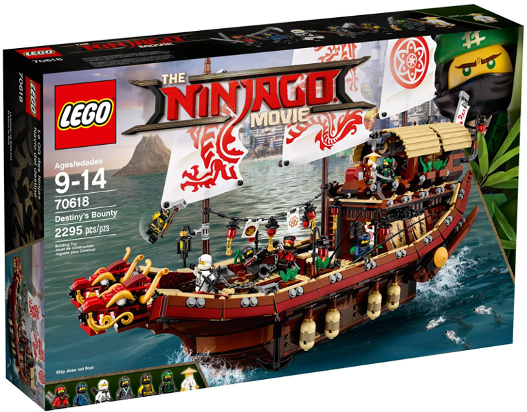 70618 Destiny's Bounty (Retired) LEGO The LEGO Ninjago Movie