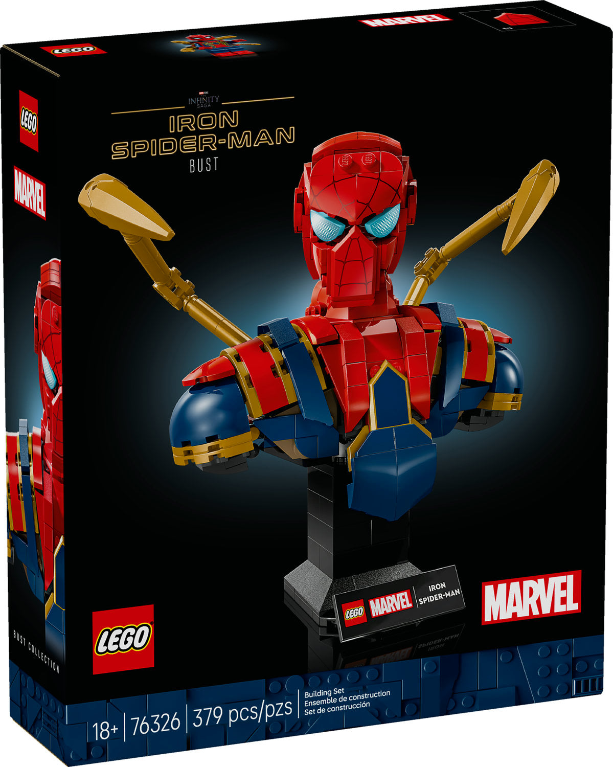 76326 Iron Spider-Man Bust (Retired) LEGO Super Heroes
