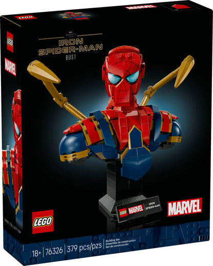 76326 Iron Spider-Man Bust (Retired) LEGO Super Heroes