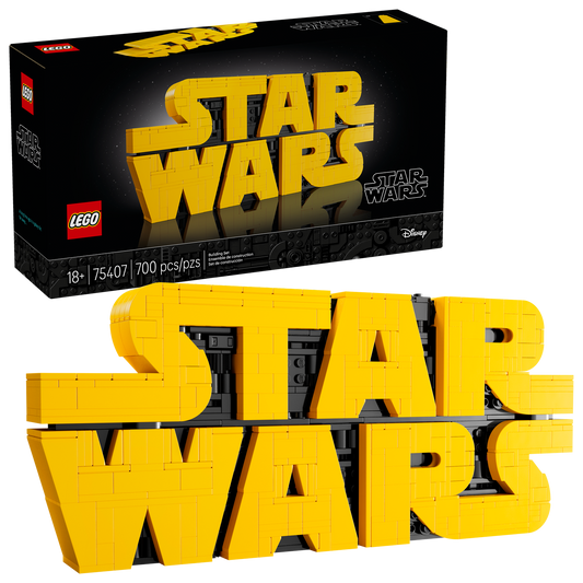 75407 Star Wars Brick-Built Star Wars Logo Sign