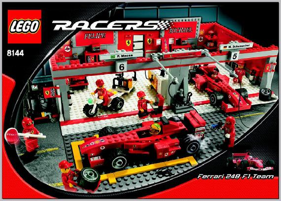 8144 Ferrari 248 F1 Team (Michael Schumacher Edition) (Used) LEGO Racers