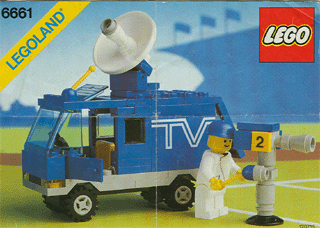 6661 Mobile TV Studio (Used) LEGO Town